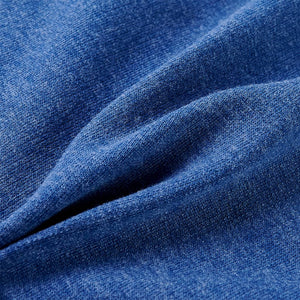 Kids' Hooded Zipper Sweatshirt Dark Blue Mélange 104