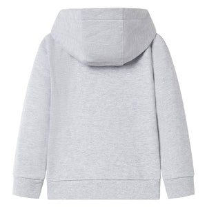 Kids' Hooded Zipper Grey 92