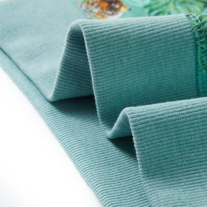 Kids' Sweatshirt Light Green Mélange 128