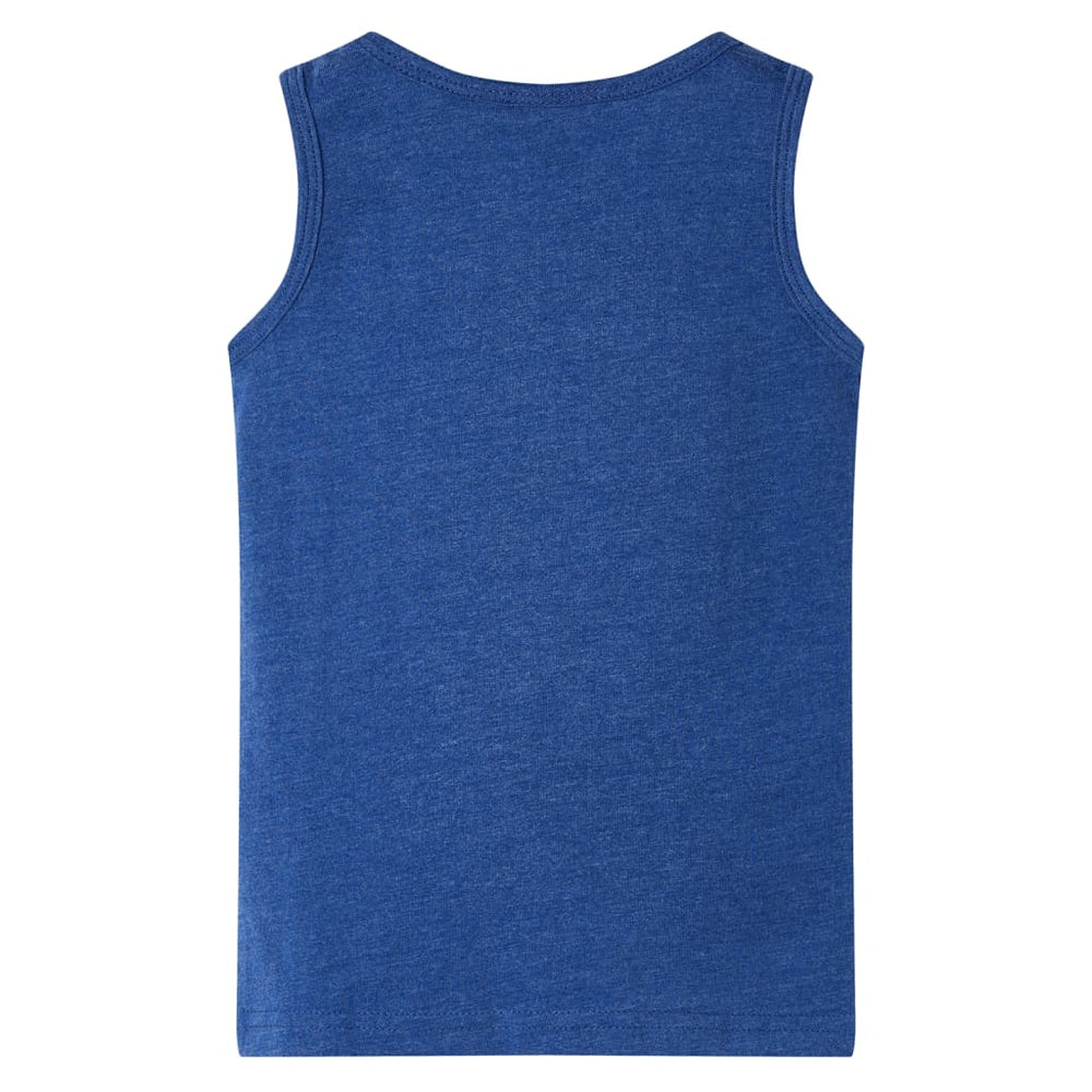 Children's Tank Top Dark Blue Marl 104