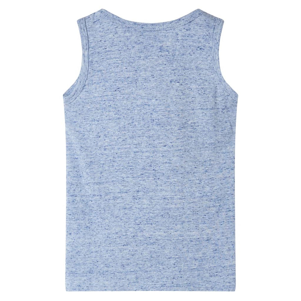 Children's Tank Top Blue Marl 140