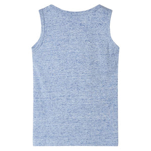 Children's Tank Top Blue Marl 140