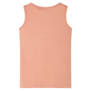 Kids' Tank Top Light Orange 140