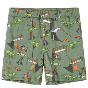 Kids' Short Sleeve Pajamas Light Khaki 92