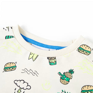 Kids' Sweatshirt Light Ecru 104