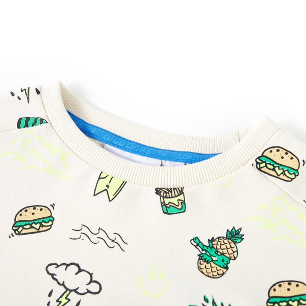 Kids' Sweatshirt Light Ecru 116