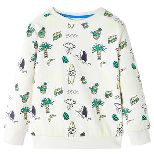 Kids' Sweatshirt Light Ecru 140