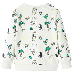 Kids' Sweatshirt Light Ecru 140