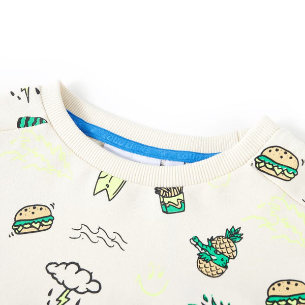 Kids' Sweatshirt Light Ecru 140