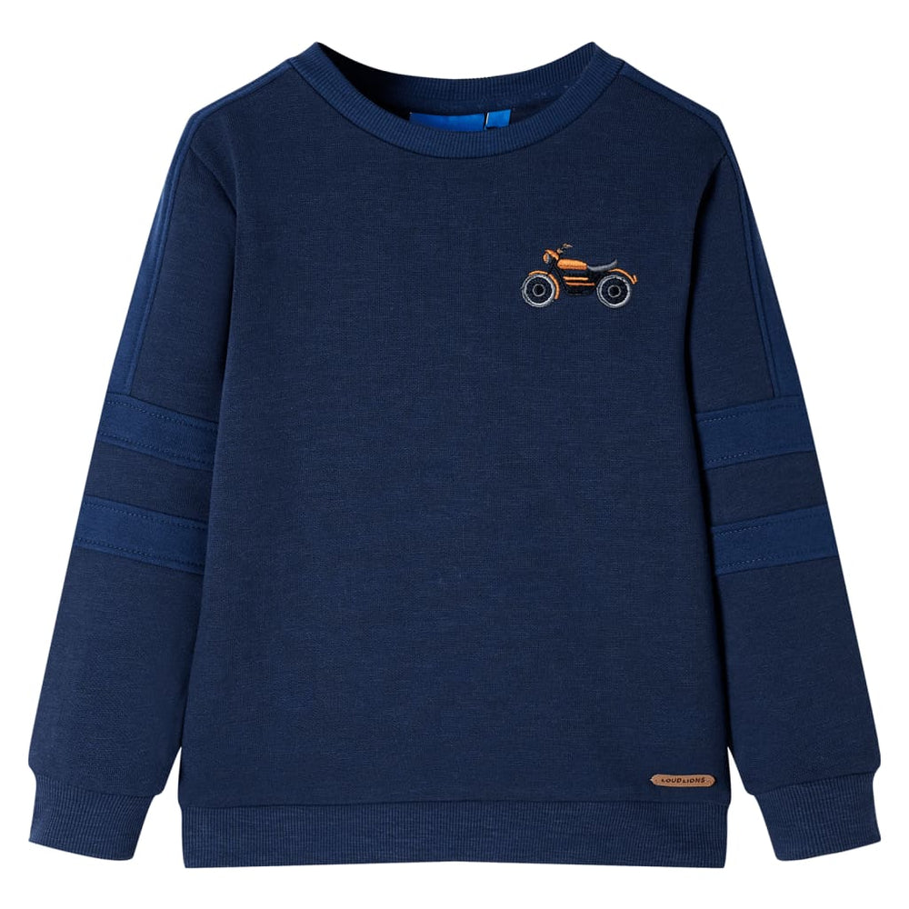 Kids' Sweatshirt Navy Mélange 104