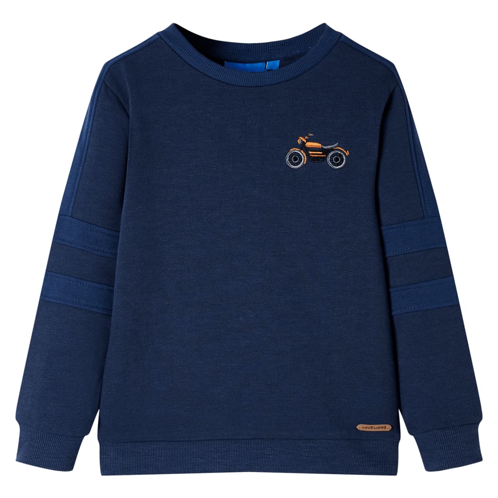 Kids' Sweatshirt Navy Mélange 104