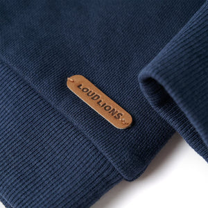 Kids' Sweatshirt Navy Mélange 104