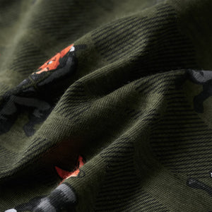 Kids' Long-Sleeved Pyjamas Khaki 116