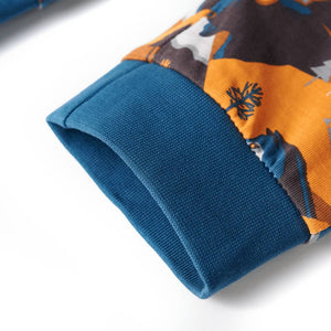 Kids' Long-Sleeved Pajamas Cognac 92
