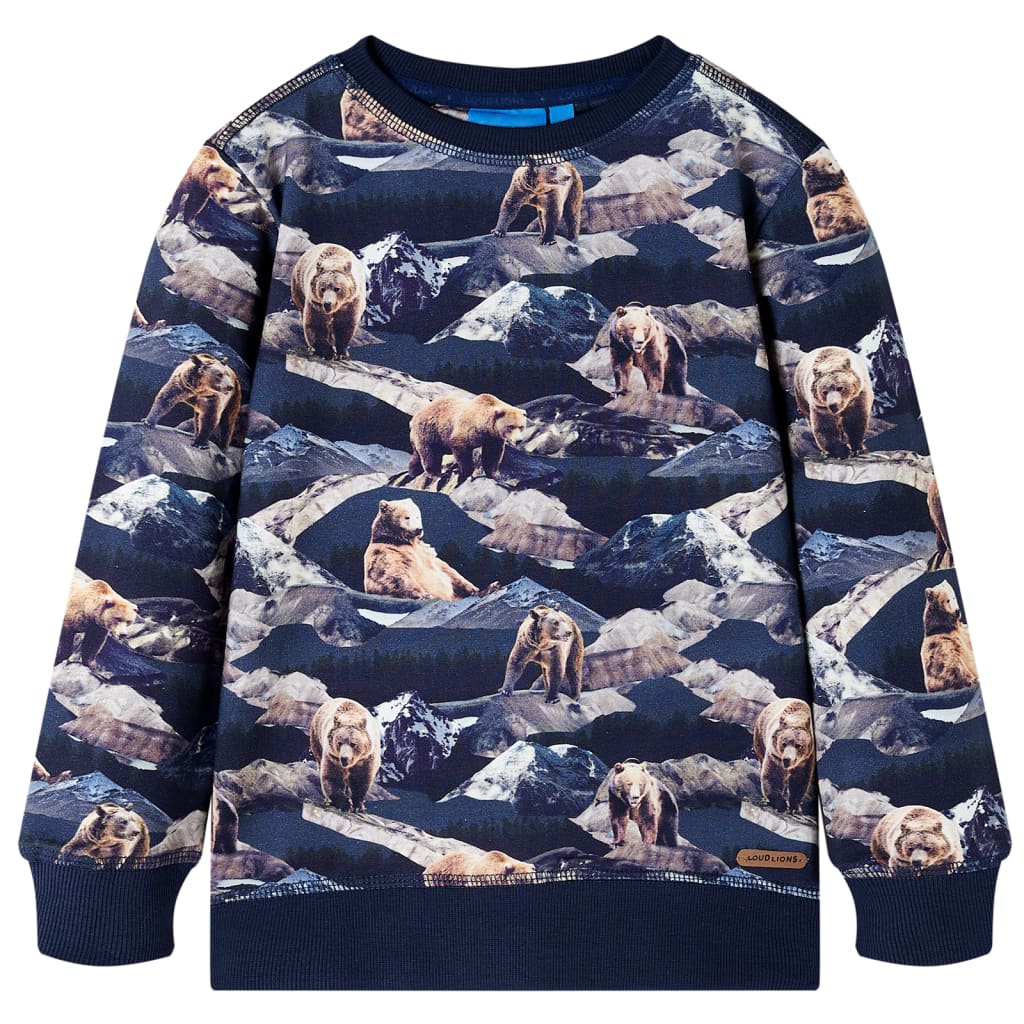 Kids' Sweatshirt Navy Blue 116