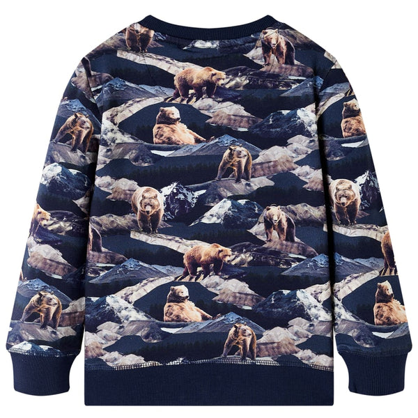 Kids' Sweatshirt Navy Blue 116