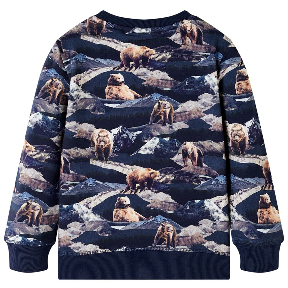 Kids' Sweatshirt Navy Blue 116