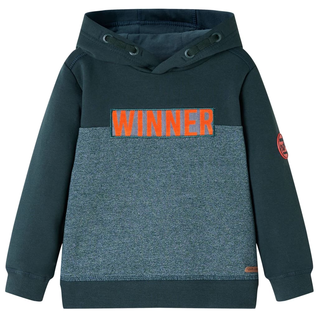 Children's Hoodie Dark Green 116