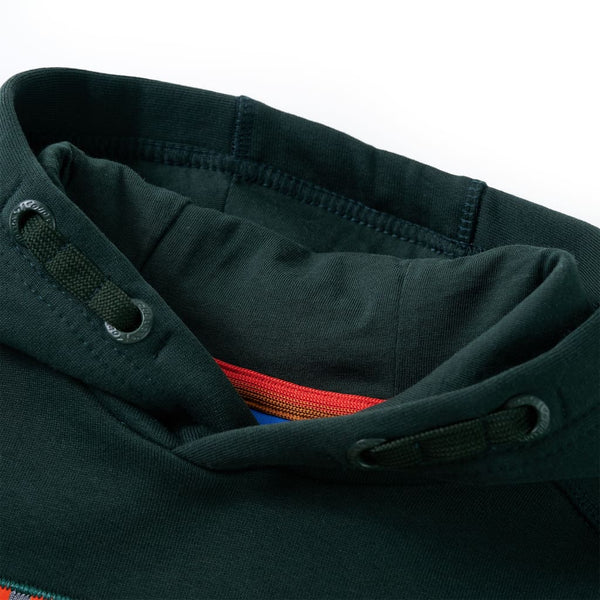 Children's Hoodie Dark Green 116