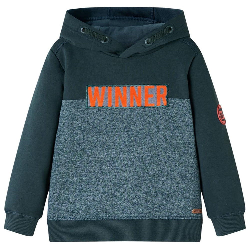 Kids' Hoodie Dark Green 128