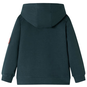 Kids' Hoodie Dark Green 140