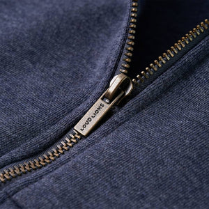 Kids' Zip-Up Hoodie Dark Blue Melange 92