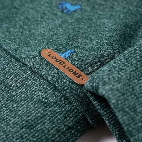 Kids' Sweatshirt Dark Green Mélange 116