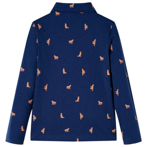 Kids' Shirt Navy Blue 128
