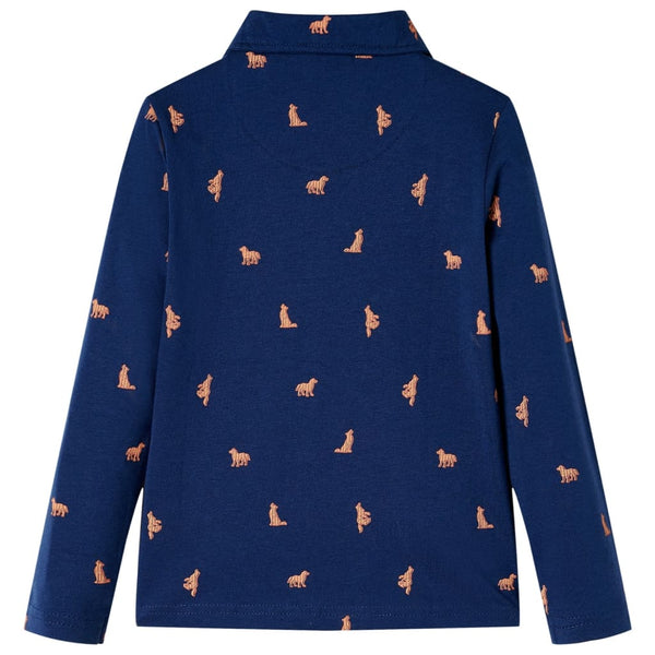 Kids' Shirt Navy Blue 128