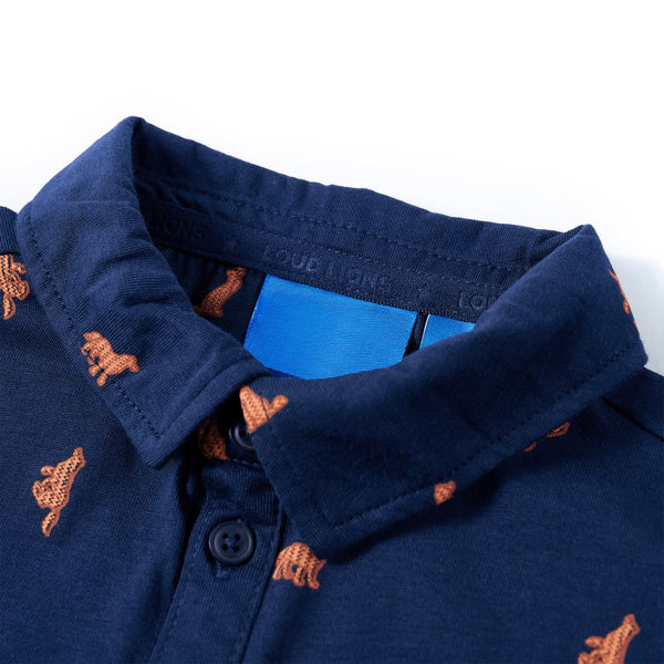 Kids' Shirt Navy Blue 128