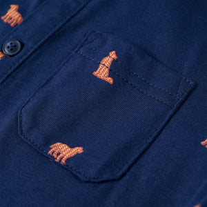 Kids' Shirt Navy Blue 128
