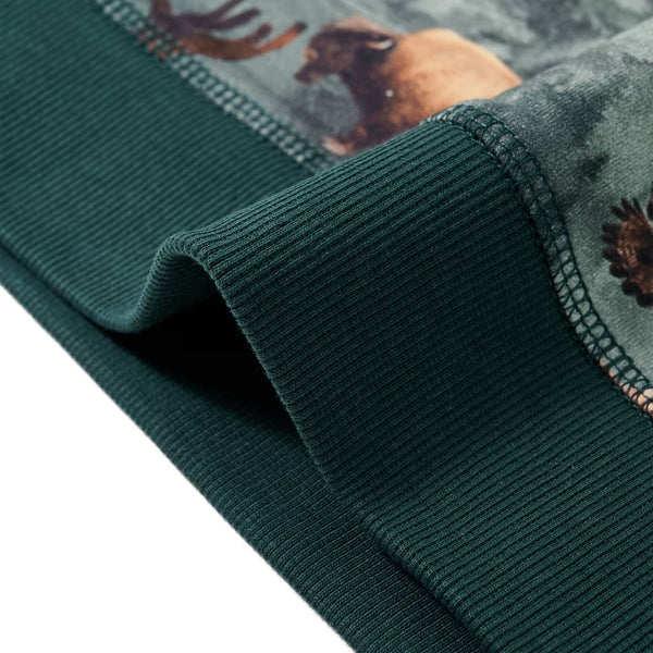Children's Sweatshirt Dark Green 128