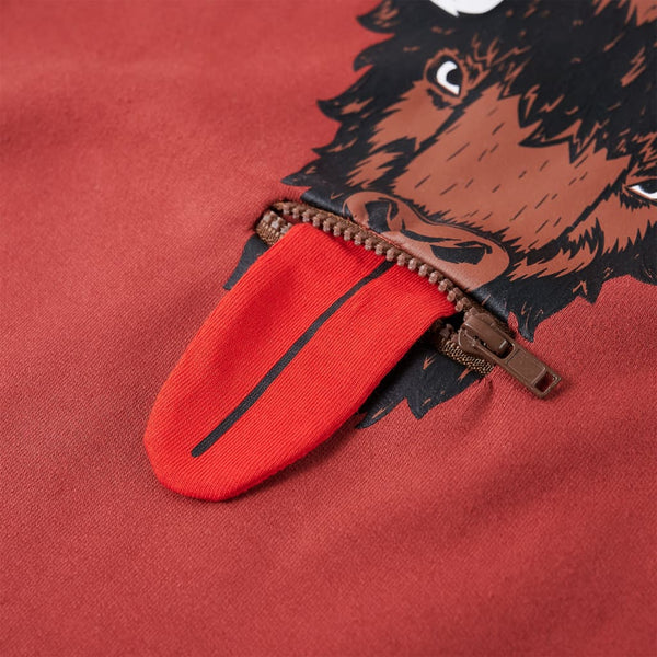 Kids' Hoodie Dark Red 104
