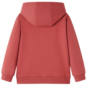 Kids' Hoodie Dark Red 128