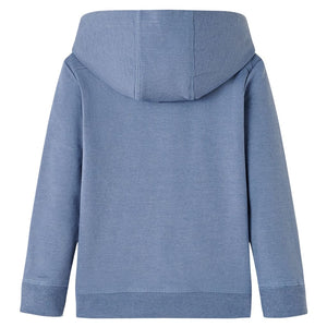 Kids' Hooded Sweatshirt Blue Marl 116