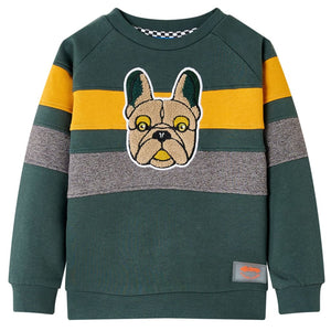 Children's Sweatshirt Dark Green 128