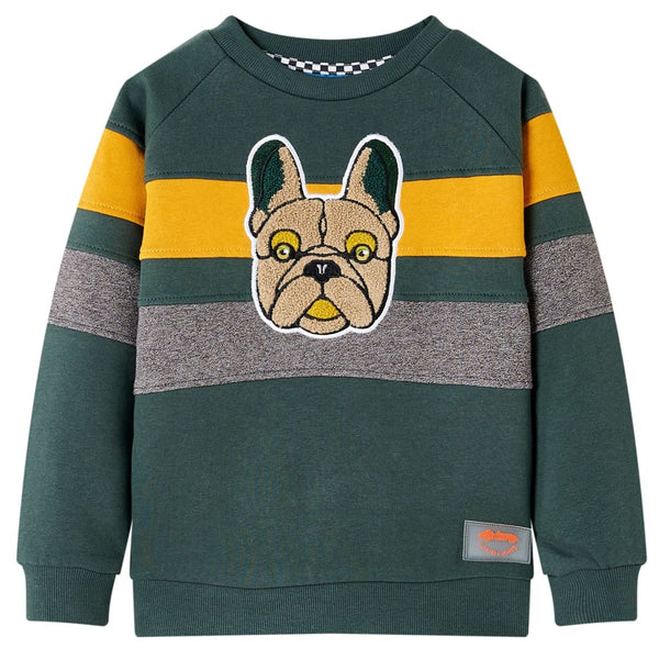Children's Sweatshirt Dark Green 128