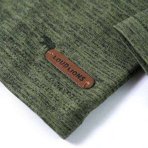 Children's Shirt Khaki Melange 128