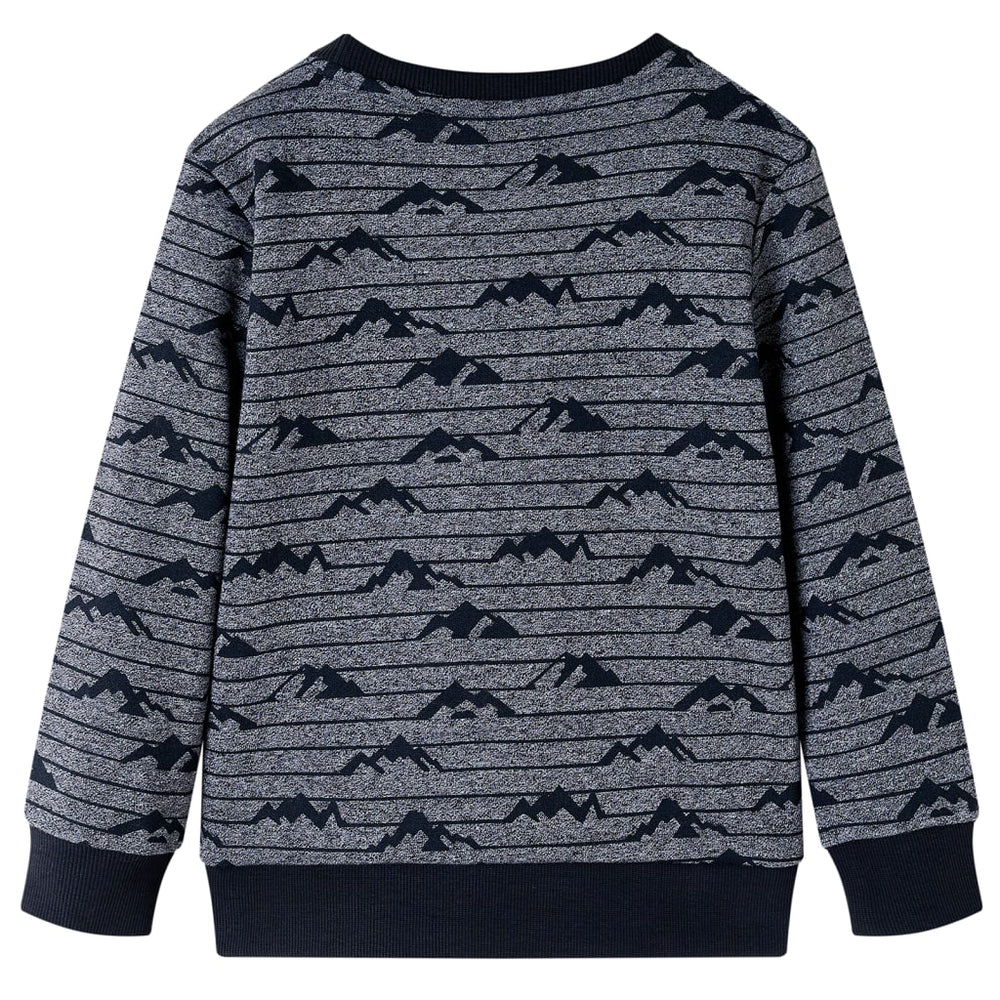 Children's Sweatshirt Navy Melange 128