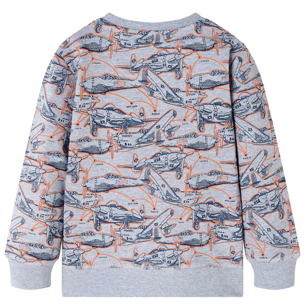 Kids' Sweatshirt Grey Marl 128