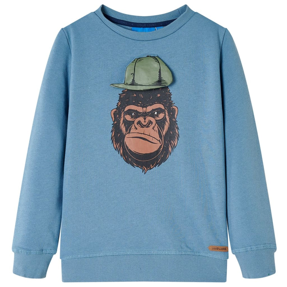 Kids' Sweatshirt Mid-blue 116