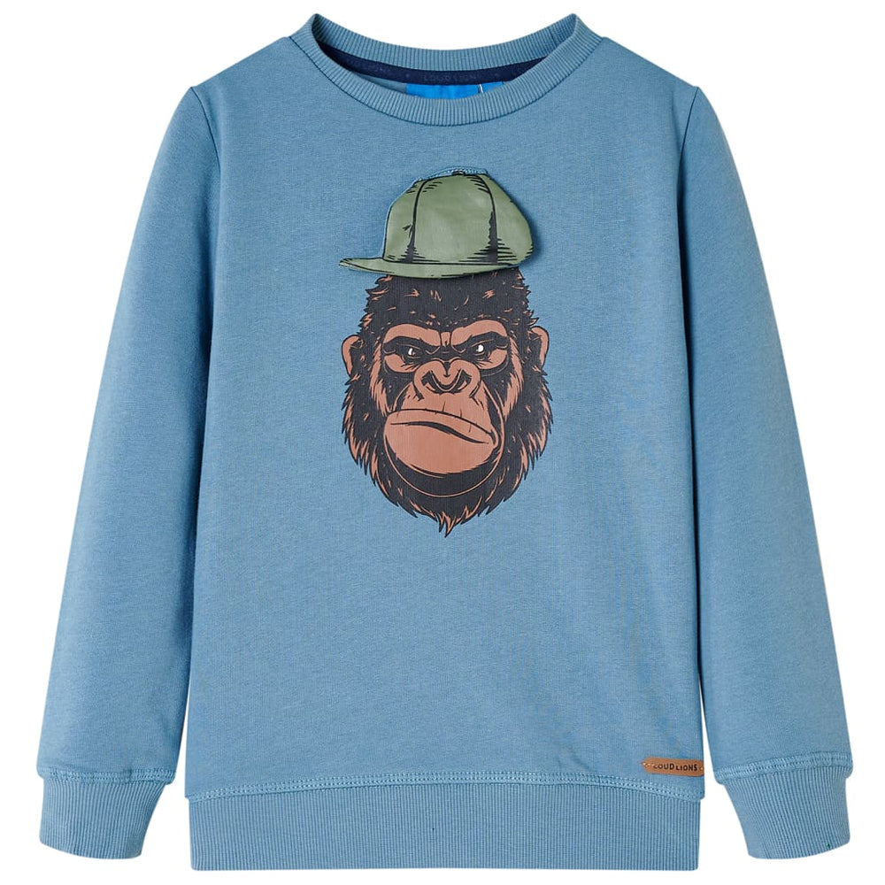 Kids' Sweatshirt Mid-Blue 128