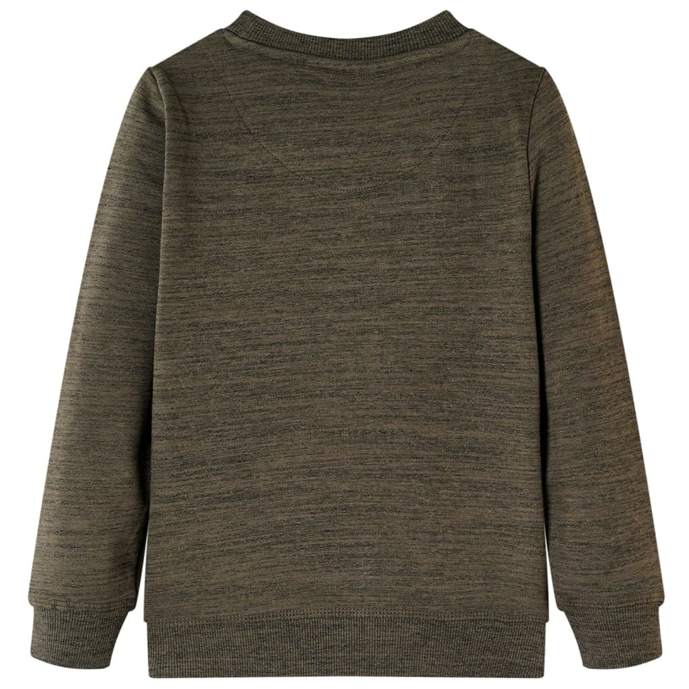 Children's Sweatshirt Dark Khaki Melange 116