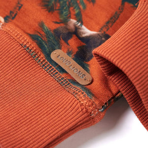 Kids' Sweatshirt Light Rust Brown 116