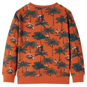 Kids' Sweatshirt Light Rust Brown 128