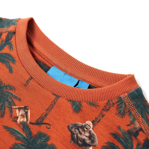 Kids' Sweatshirt Light Rust Brown 128