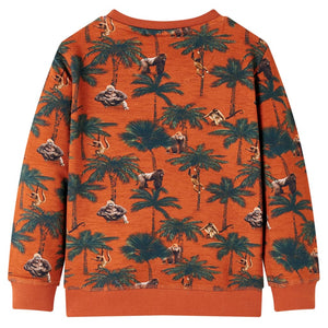 Kids' Sweatshirt Light Rust Brown 140