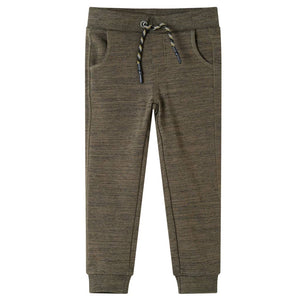 Kids' Training Pants Dark Khaki Melange 128