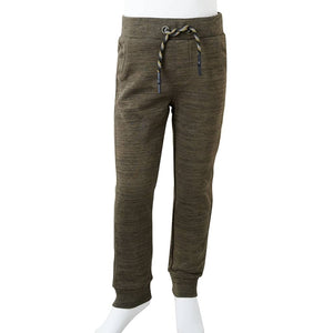 Kids' Training Pants Dark Khaki Melange 128