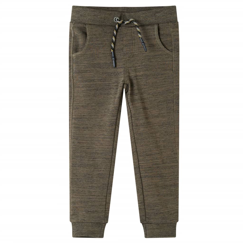 Kids' Training Pants Dark Khaki Melange 140
